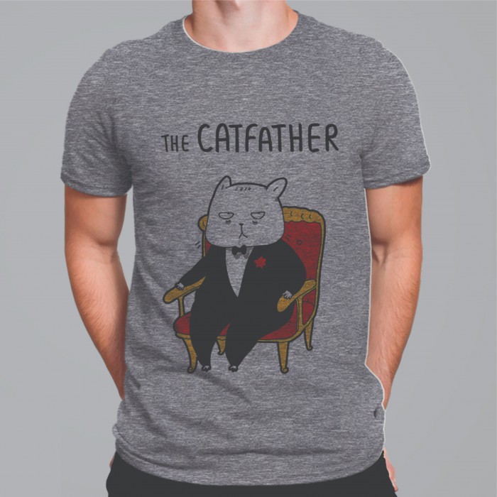 Camiseta cinza The Cat Father